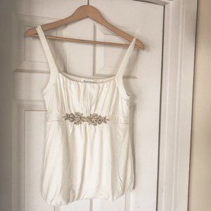 White House Black Market Beaded Top